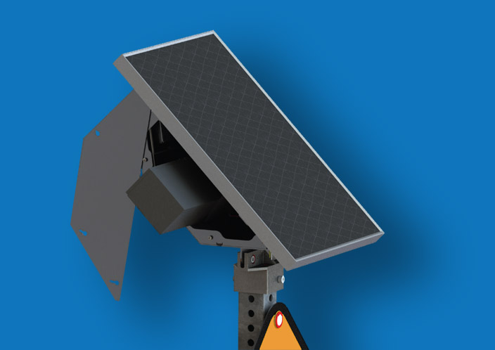 Solar Panel for LED Enhanced Traffic Sign